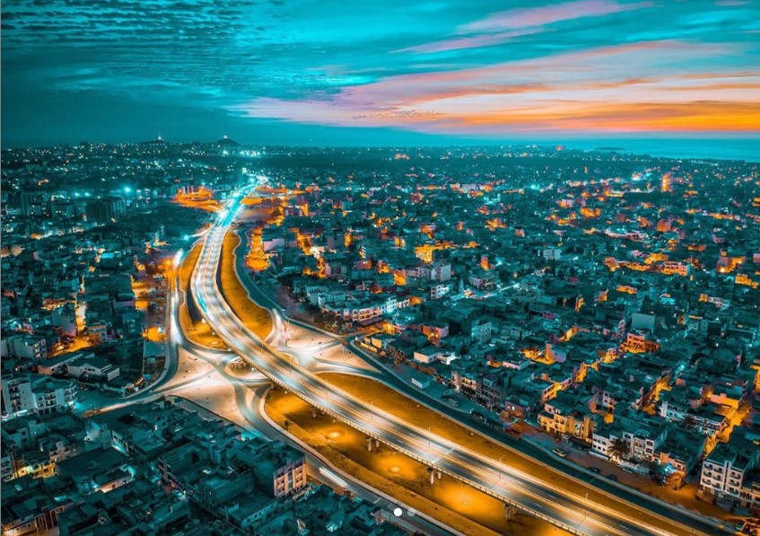 Dakar vu du ciel